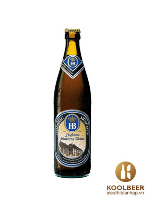 Bia Hofbrau Munchen Schwarze Weisse 5,1% - Thùng 20 chai x 500ml