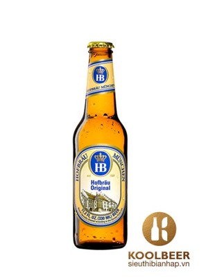 Bia Hofbrau Original 5,1% - Thùng 24 chai x 330ml