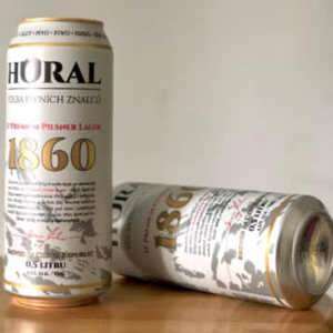 Bia Horal 1860 Premium Pilsner Lager 4.6% lon 500ml