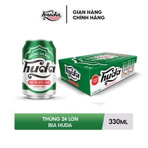 Bia Huda 4.7% Thùng 24 lon 330ml