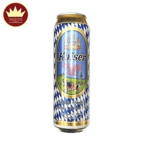 Bia Kaiser Weissbier 5.2%  Thùng 24 lon x 500ml