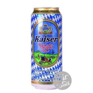 Bia Kaiser Weissbier 5.2%  Thùng 24 lon x 500ml