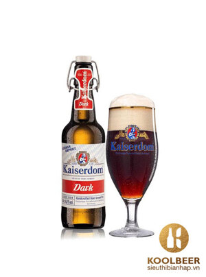 Bia Kaiserdom Dark 4.8% Thùng 12 chai 500ml