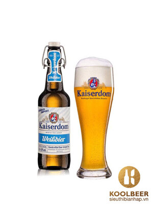 Bia Kaiserdom Hefe Weissbier 4.7% Thùng 12 lon x 1000ml