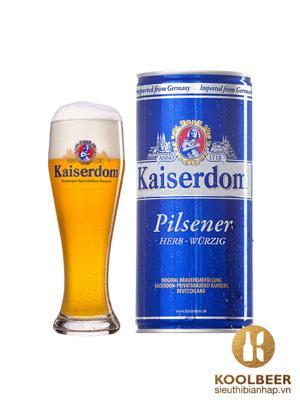 Bia Kaiserdom Pilsener 4.7% – Lon 1000ml – Thùng 12 Lon