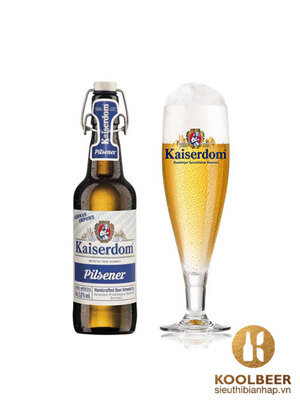 Bia Kaiserdom Pilsener 4.8% - Thùng 24 lon x 500ml