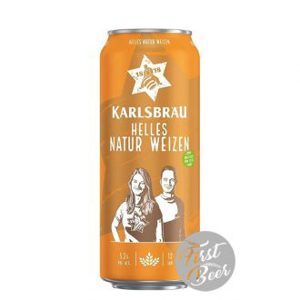 Bia Karlsbrau Helles Natur Weizen 5,2% Đức – 24 lon 500ml