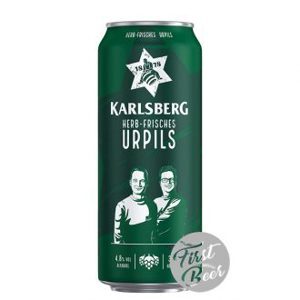 Bia Karlsbrau Urpils 4.8% - Thùng 24 lon 500ml