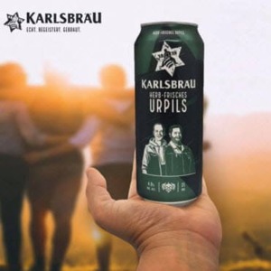 Bia Karlsbrau Urpils 4.8% - Thùng 24 lon 500ml