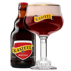 Bia Kasteel Rouge 8% - Chai 330ml