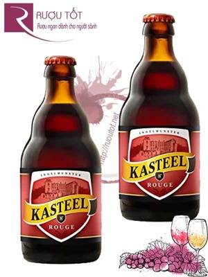 Bia Kasteel Rouge 8% - Chai 330ml