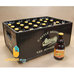 Bia Kasteel Triple 11% Bỉ chai 330ml thùng 24 chai