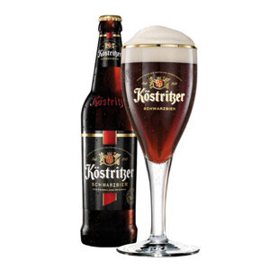 Bia Kostritzer Schwarzbier 4,8% Đức – 24 chai 330ml