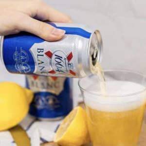 Bia Kronenbourg 1664 Blanc 5% - lon 320ml, 24 lon