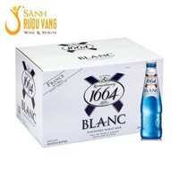 Bia Kronenbourg 1664 Blanc 5% - Chai 330ml, Thùng 24 Chai