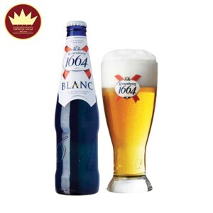 Bia Kronenbourg 1664 Blanc 5% - Chai 330ml, Thùng 24 Chai