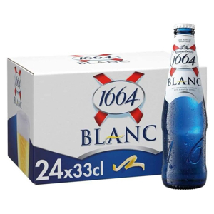 Bia Kronenbourg 1664 Blanc 5% - Chai 330ml, Thùng 24 Chai