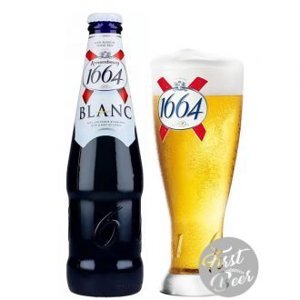 Bia Kronenbourg 1664 Blanc 5% - Chai 330ml, Thùng 24 Chai