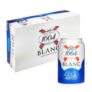 Bia Kronenbourg 1664 Blanc 5% Lon 330ml