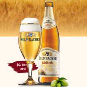 Bia Kulmbacher Edelherb Pils 4,9% - Thùng 24 chai x 330ml