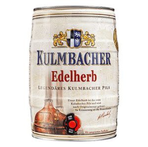 Bia Kulmbacher Pils Edelherb 4.9% – Bom 5 Lít