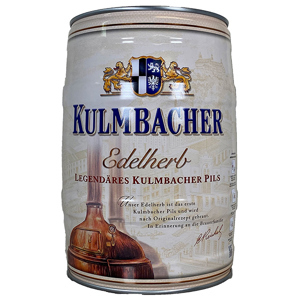 Bia Kulmbacher Pils Edelherb 4.9% – Bom 5 Lít