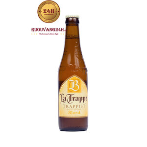 Bia La Trappe Blond 6,5% – Chai 330ml – Thùng 24 Chai