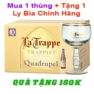 Bia La Trappe Quadrupel -Thùng 24 chai  330ml