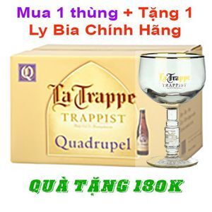 Bia La Trappe Quadrupel -Thùng 24 chai  330ml