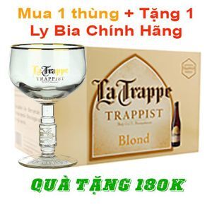 Bia La Trappe Trappist Blond - Thùng 24 chai 330ml