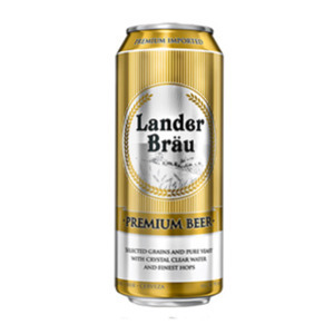 Bia Lander Premium Beer 4.9% Hà Lan - 24 lon x 500ml