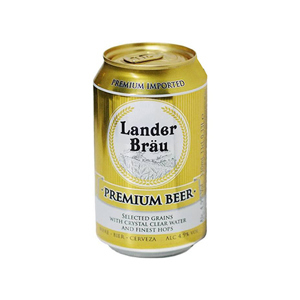 Bia Lander Brau Premium Beer 4.9% Hà Lan - 24 lon x 330ml