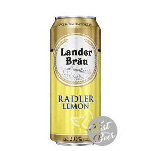 Bia Lander Brau Radler 2% Hà Lan - Thùng 12 lon x 500ml