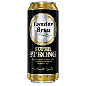 Bia Lander Brau Super Strong 12% Hà Lan - 12 lon 500ml