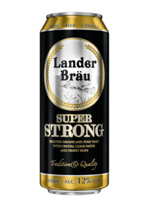 Bia Lander Brau Super Strong 12% Hà Lan - 12 lon 500ml