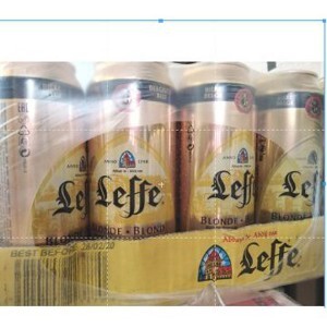 Bia Leffe Blonde vàng 6.6% thùng 24 lon 500ml