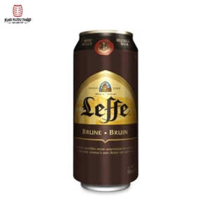 Bia Leffe nâu Brune 6,5% Bỉ  – 24 lon 500ml