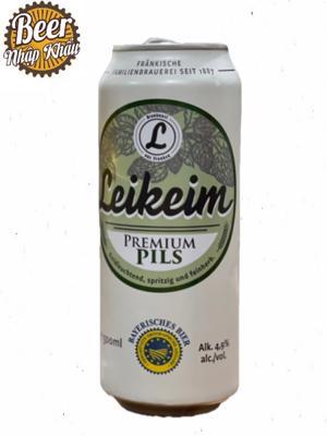 Bia Leikeim Pils 4.9% Đức – 24 lon 500ml