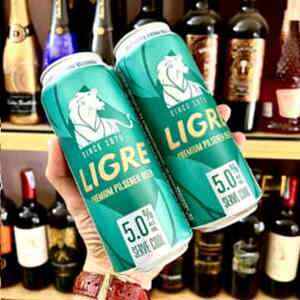 Bia Ligre Premium Blond Beer 8.6% - thùng 24, lon 500ml