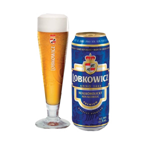 Bia Lobkowicz 0.5% Tiệp -  24 lon x 500ml