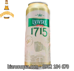 Bia Lvivske 1715 – 4,7% Ukraina – 24 lon 500 ml
