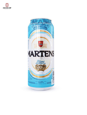 Bia Martens Blanc 4,8% Bỉ – 24 lon 500ml