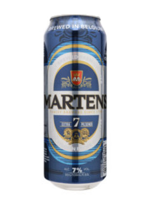 Bia Martens Extra 7 Pilsner lon cao - thùng 24 lon x 500ml