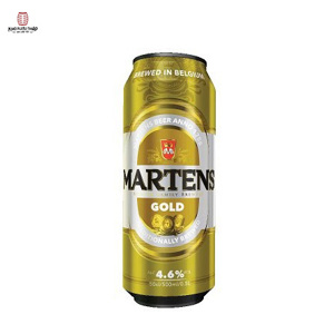 Bia Martens Gold 4,6% - lon 500ml, thùng 24 lon