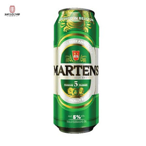 Bia Martens Pils 5% Bỉ – 24 lon 500ml