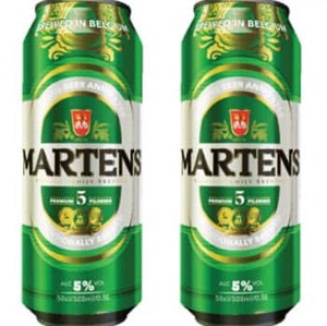 Bia Martens Premium 5.0% - Thùng 24 Lon x 500ml