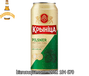 Bia Nga Krynica Pilsner 4.4% thùng 24 lon 450ml