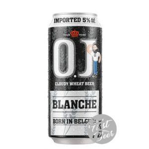 Bia OJ Blanche 5.0% Thùng 24 lon x 500ml