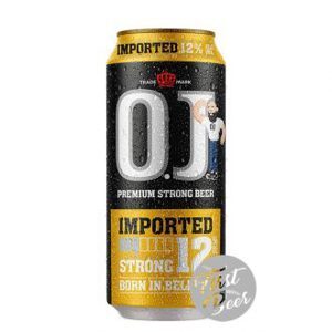 Bia OJ Strong Imported 12% Thùng 24 lon x 500ml