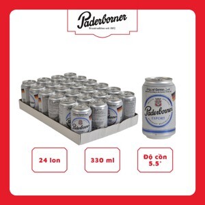 Bia Paderborner Export 5,5% - Thùng 24 lon x 330ml